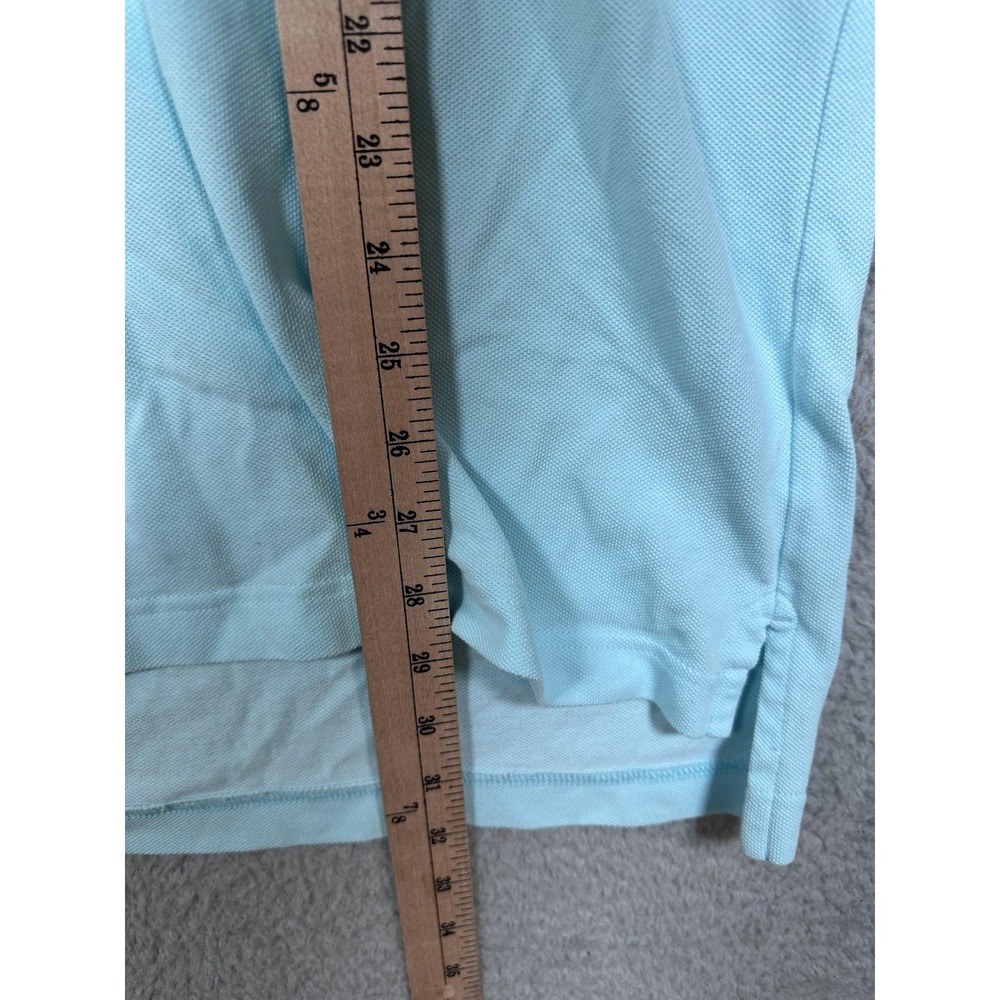Brooks Brothers Polo Shirt Mens Large Light Blue Performance Pique Original Fit - Picture 4 of 8